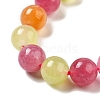 Dyed Natural Malaysia Jade Beads Strands G-G021-02B-16-3