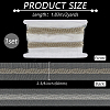 2 Yards 9-Row Glass Seed Beaded Lace Trim OCOR-FG0002-60B-2