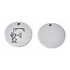 Non-Tarnish 304 Stainless Steel Charms STAS-T059-26P-F-3