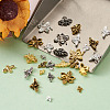 Bees Alloy Cabochons MRMJ-TA0001-16-4