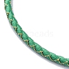 Polyester Cord Braided Bracelet Makings MAK-Z003-01P-22-2