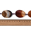 Natural Banded Agate Beads Strands G-P605-L02-10-4