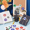 CRASPIRE 10 Sheets 5 Colors Graduation Theme Round Dot Paper Stickers DIY-CP0007-86-5