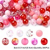 300Pcs 10 Styles Mixed Styles Acrylic Beads MACR-YW0002-99C-1