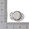 Rack Plating Brass Micro Pave Clear Cubic Zirconia Box Clasps KK-G494-01P-3