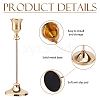 6 Sets Aluminum Candle Holders AJEW-WH0696-152-4