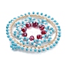 Glass Seed Bead Pendants PALLOY-MZ00386-02-4