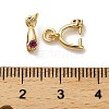 Brass Micro Pave Cubic Zirconia Cup Pearl Peg Bails Pin Pendants KK-S397-06D-3