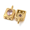 Real 14K Gold Plated 304 Stainless Steel Pendants STAS-L022-056G-04-2