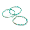 Synthetic Shoushan Stone Beaded Stretch Bracelets BJEW-D446-A-19-1