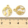 Ion Plating(IP) 304 Stainless Steel Charms STAS-J042-06G-3