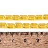 Electroplate Transparent Glass Beads Strands LS-EGLA-Q132-03A-A03-4