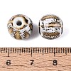 Vintage Porcelain Corrugated Beads PORC-N013-11R-3