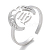 304 Stainless Steel Constellation Rings for Women RJEW-U024-01P-02-1