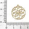 Hollow 201 Stainless Steel Pendants STAS-B136-11G-3