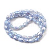 Imitation Jade Glass Beads Strands GLAA-P058-06A-3