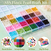 ABS Plastic Beads KY-TAC0013-03-4