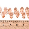 Crystal Glass Beads Strands GLAA-D033-38-2