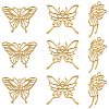 20Pcs 3 Styles Zinc Alloy Open Back Bezel Pendants FIND-SP0005-70-1
