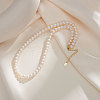 Potato Natural Freshwater Pearl Beaded Necklaces NJEW-G153-05G-3