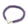 Polymer Clay Heishi Beads Stretch Bracelets BJEW-JB05498-01-1