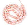 Anti-Tarnish Electroplate Glass Beads Strands GLAA-T025-13A-07-2