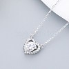 925 Sterling Silver Pendant Necklaces NJEW-BB55882-A-4