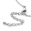 Tarnish Resistant 304 Stainless Steel Cable Chains Bracelet Making AJEW-P119-02P-3