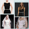 Metal Full Crystal Rhinestone Horse Eye Bridal Waist Belts for Wedding Dress AJEW-WH20080-65F-S-4