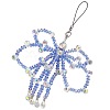 1Pc Glass Mobile Straps HJEW-SZ0001-59D-1