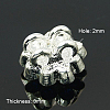 Alloy Multi-Strand Rhinestone Links X-ALRI-H213-05P-2