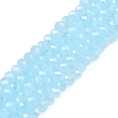 Electroplate Glass Beads Strands EGLA-A044-J3mm-A04-1