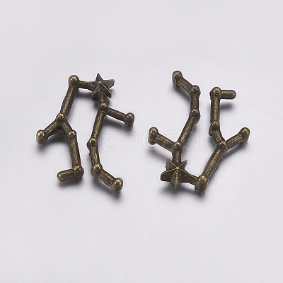 Alloy Cabochons PALLOY-L204-10AB-1
