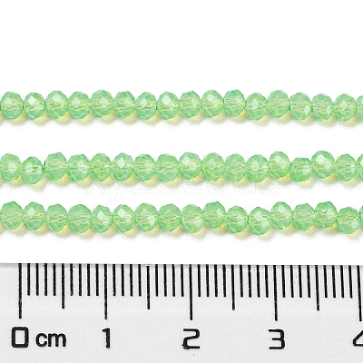 Baking Paint Transparent Glass Beads Strands DGLA-A034-J2mm-B09-1