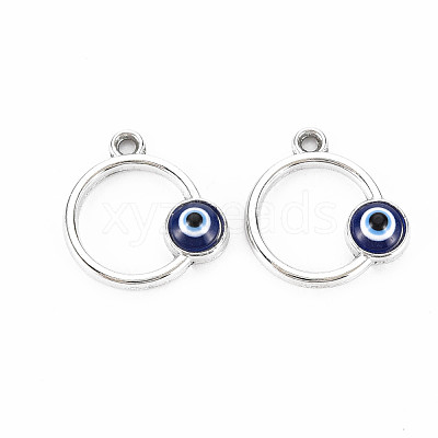 Alloy Enamel Pendants PALLOY-S132-355P-1