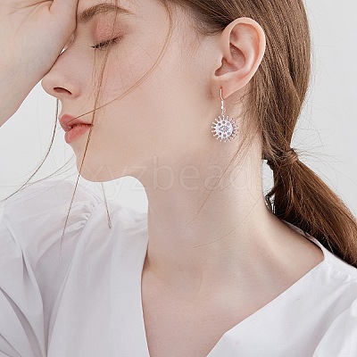 16Pcs 8 Style Eye Theme 304 Stainless Steel Rhinestone Pendants STAS-SZ0002-85P-1