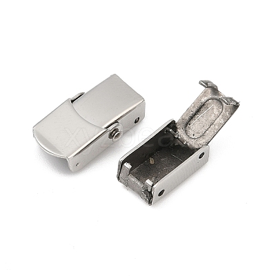 304 Stainless Steel Watch Band Clasps STAS-U055-01A-P-1