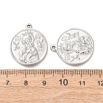 304 Stainless Steel Pendants STAS-G385-07P-1