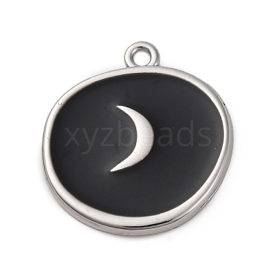 Alloy Enamel Pendants PALLOY-R162-03P-1