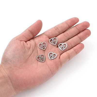 Non-Tarnish 201 Stainless Steel Pendants STAS-T046-JN253-1-1