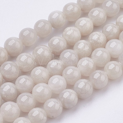 Natural Yellow Jade Beads Strands G-G598-4mm-YXS-03-1
