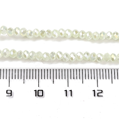 Baking Electroplate Glass Beads Strands DGLA-A039-J4mm-B17-1