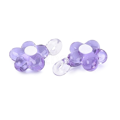 Handmade Lampwork Pendants LAMP-Q039-21H-1