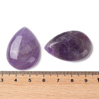 Natural Amethyst Pendants G-M416-08B-03-1