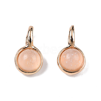 Natural Rose Quartz Charms G-N326-141D-1