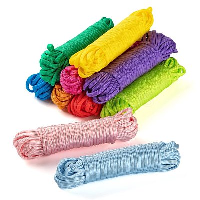 100M 10 Colors 7 Inner Cores Polyester & Spandex Cord Ropes RCP-LS0001-01A-1