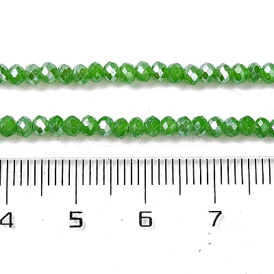 Baking Electroplate Glass Beads Strands DGLA-A039-J2MM-B11-1