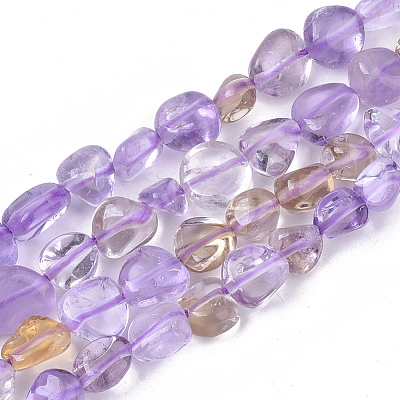 Natural Ametrine Beads Strands X-G-S363-052-1