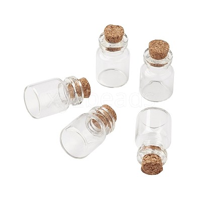 Bead Containers Clear Glass Jar Glass Bottles AJEW-JP0001-02-1