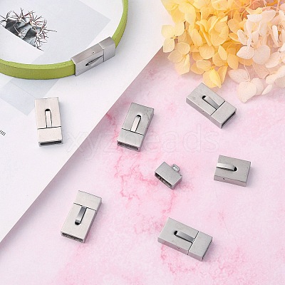 Tarnish Resistant 304 Stainless Steel Bayonet Clasps X-STAS-P180-38P-1